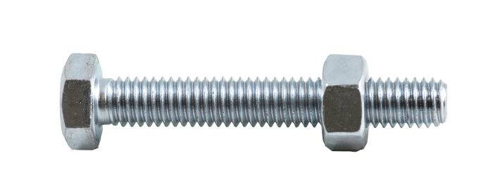 NKT Fasteners stålsætskruer m/møtrik M6 x 40 mm 6 stk.